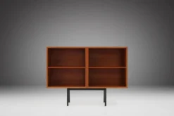 Ensemble de trois cabinets en teck du milieu du siècle, Belgique, années 1960.