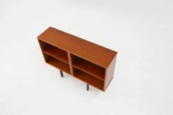 Ensemble de trois cabinets en teck du milieu du siècle, Belgique, années 1960.