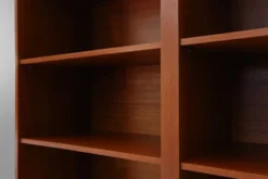 Ensemble de trois cabinets en teck du milieu du siècle, Belgique, années 1960.