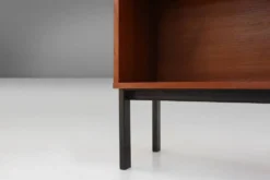 Ensemble de trois cabinets en teck du milieu du siècle, Belgique, années 1960.