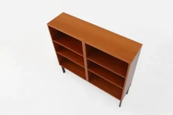 Ensemble de trois cabinets en teck du milieu du siècle, Belgique, années 1960.