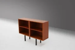 Ensemble de trois cabinets en teck du milieu du siècle, Belgique, années 1960.