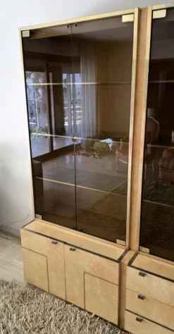 Ensemble de trois vitrines Jean-Claude Mahey pour Roche Bobois, années 1970