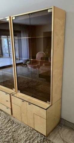 Ensemble de trois vitrines Jean-Claude Mahey pour Roche Bobois, années 1970
