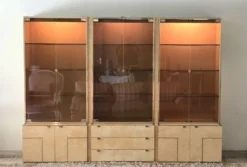 Ensemble de trois vitrines Jean-Claude Mahey pour Roche Bobois, années 1970