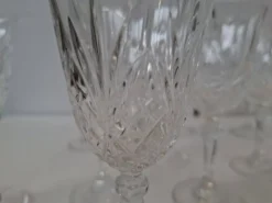 Ensemble de 20 verres en cristal taillé à la main (1985)