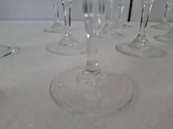 Ensemble de 20 verres en cristal taillé à la main (1985)