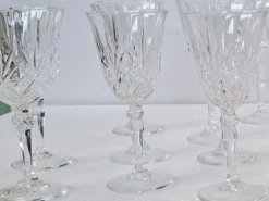 Ensemble de 20 verres en cristal taillé à la main (1985)