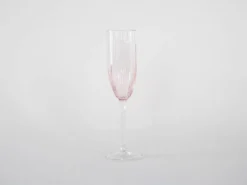 Ensemble de verres à Prosecco, design français, années 1970, fabriqué en France.