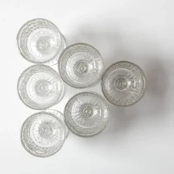Ensemble de 6 verres à shot Ravenhead Siesta Bark de 6 cl / Royaume-Uni / années 1970