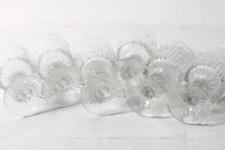 Ensemble de 6 verres à shot Ravenhead Siesta Bark de 6 cl / Royaume-Uni / années 1970