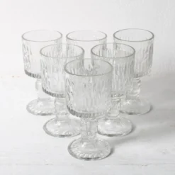 Ensemble de 6 verres à shot Ravenhead Siesta Bark de 6 cl / Royaume-Uni / années 1970