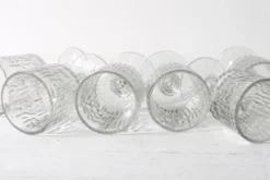 Ensemble de 6 verres à shot Ravenhead Siesta Bark de 6 cl / Royaume-Uni / années 1970