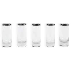 Ensemble de verres, style Hollywood Regency, années 1970, fabriqué en Italie.