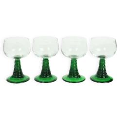 Ensemble de 4 verres à vin Roemer vintage Luminarc France