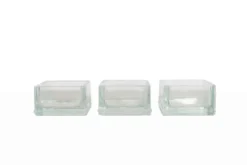 Ensemble de 3 vide-poches en verre par Le Corbusier et Perriand pour Lumax