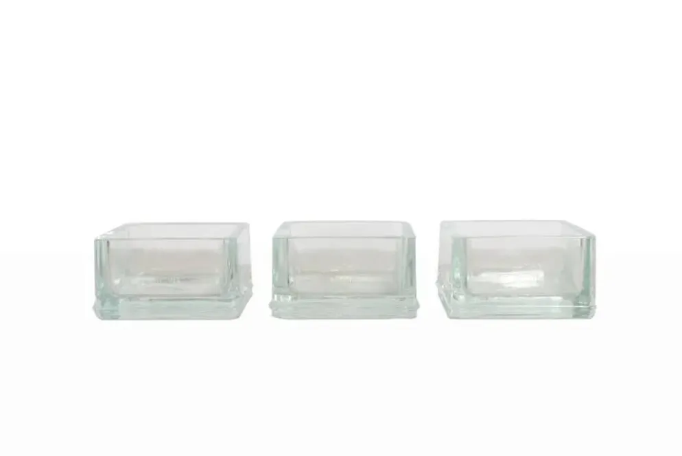Ensemble de 3 vide-poches en verre par Le Corbusier et Perriand pour Lumax