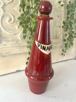 Ensemble de vinaigrette en céramique français des années 1950, style Pol Chambost.