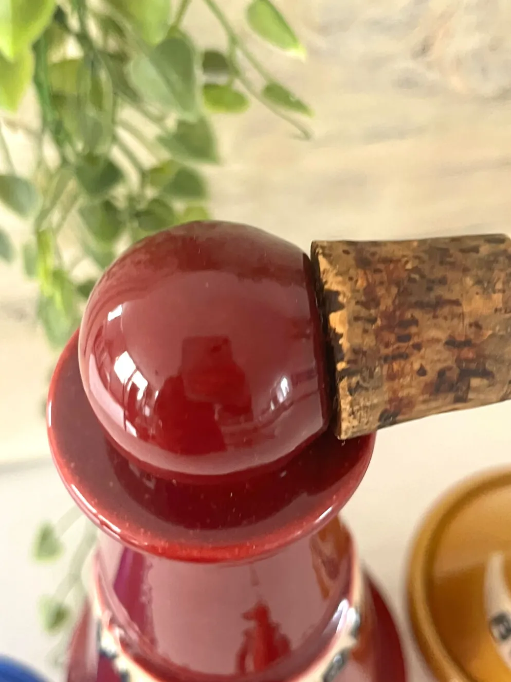 Ensemble de vinaigrette en céramique français des années 1950, style Pol Chambost.