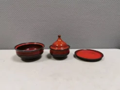 Ensemble en céramique LOT de la céramique danoise Ditlev des années 1980.