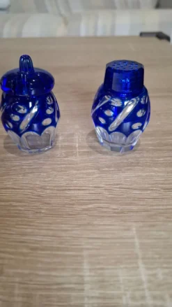 Ensemble en cristal doublé