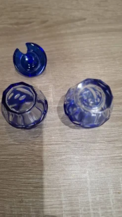 Ensemble en cristal doublé