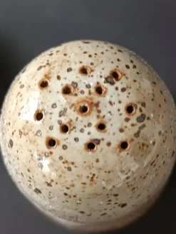 Ensemble en grès poivrier et salière Poterie des Flandres 1970