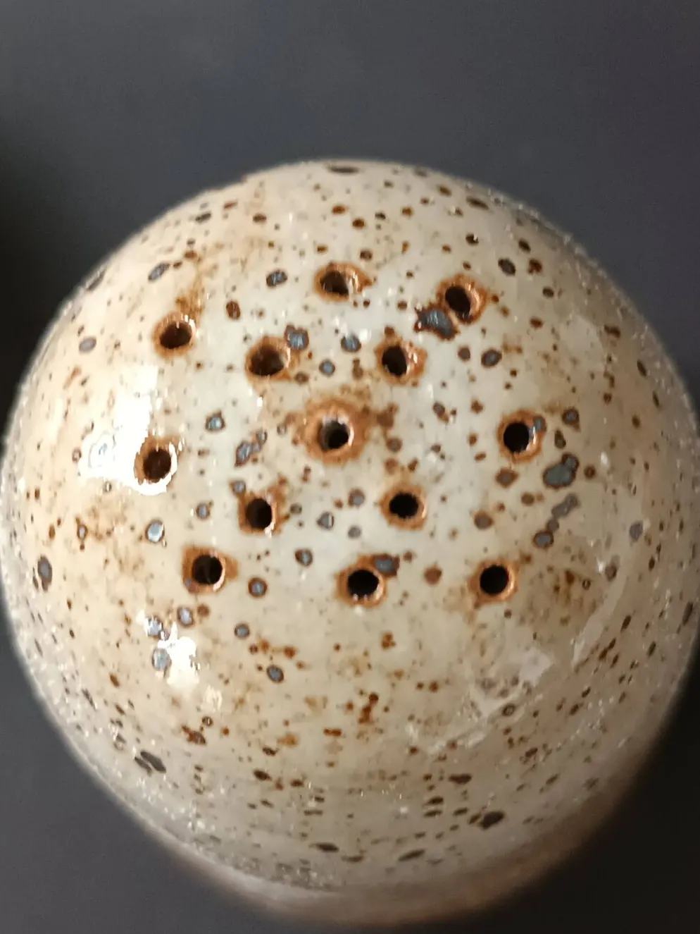 Ensemble en grès poivrier et salière Poterie des Flandres 1970