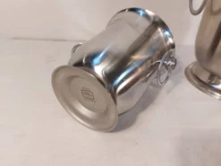 Ensemble Jean Couzon Orfèvre - Seau à champagne + Seau à glaçons