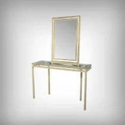 Ensemble Miroir & Console, signés Pierre Vandel – 1970
