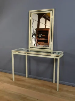 Ensemble Miroir & Console, signés Pierre Vandel – 1970