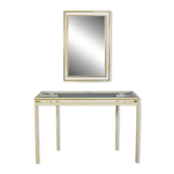 Ensemble Miroir & Console, signés Pierre Vandel – 1970