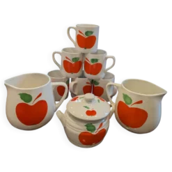 Ensemble mugs, pichets et sucrier Granit