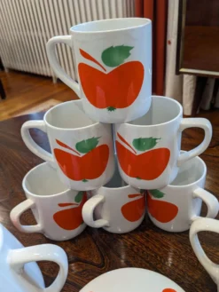 Ensemble mugs, pichets et sucrier Granit