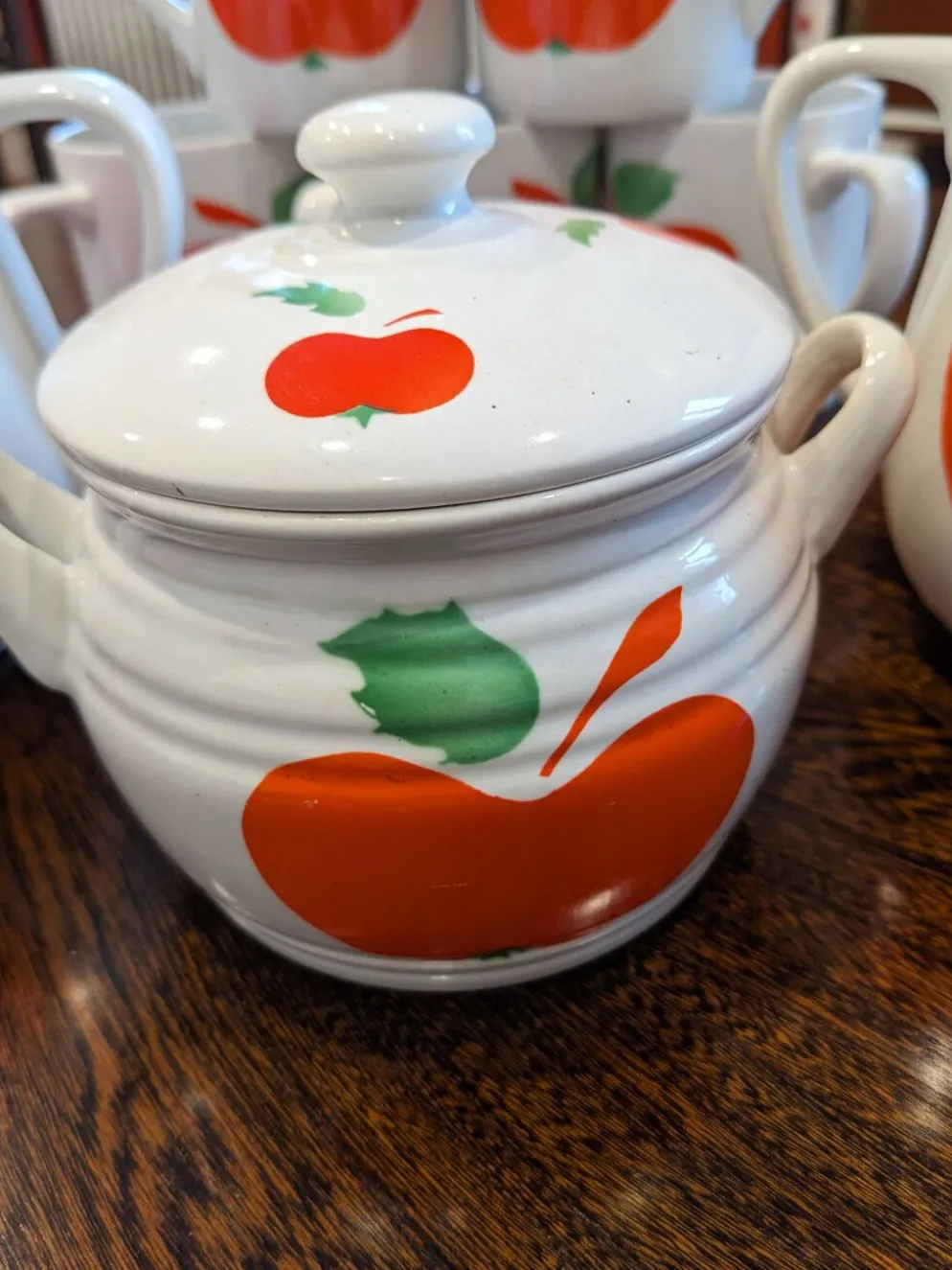 Ensemble mugs, pichets et sucrier Granit