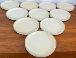 Ensemble plateau Emsa W.Germany et ses 10 sous-verre, années 70