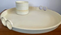 Ensemble plateau Emsa W.Germany et ses 10 sous-verre, années 70