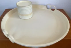 Ensemble plateau Emsa W.Germany et ses 10 sous-verre, années 70