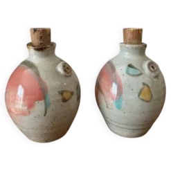 Ensemble poivrier et salière en ceramique
