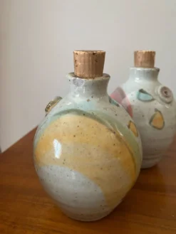 Ensemble poivrier et salière en ceramique