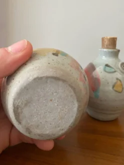 Ensemble poivrier et salière en ceramique