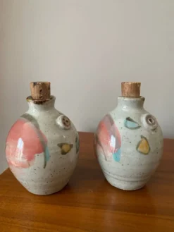 Ensemble poivrier et salière en ceramique