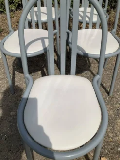 Ensemble Robert Mallet Stevens table à manger et 5 chaises