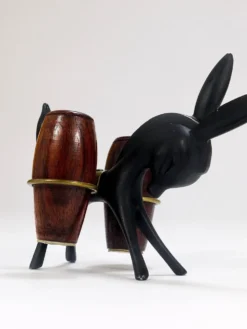 Ensemble Salière et Poivrière âne Walter Bosse, Herta Baller, Autriche, années 1950
