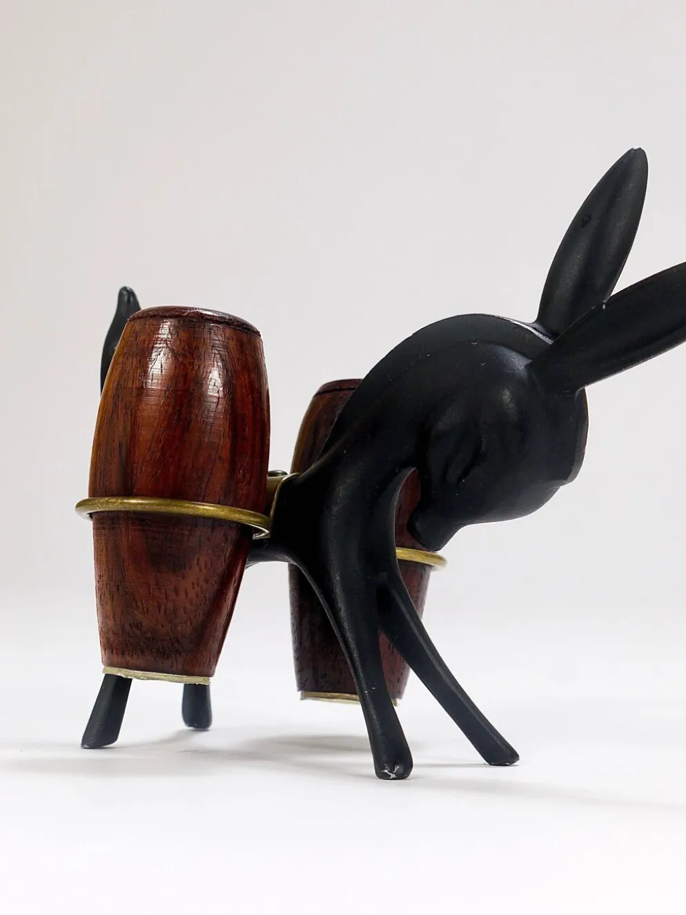 Ensemble Salière et Poivrière âne Walter Bosse, Herta Baller, Autriche, années 1950