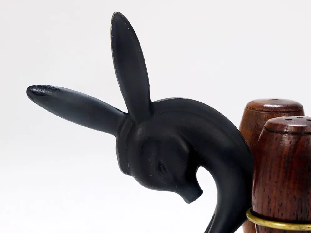 Ensemble Salière et Poivrière âne Walter Bosse, Herta Baller, Autriche, années 1950
