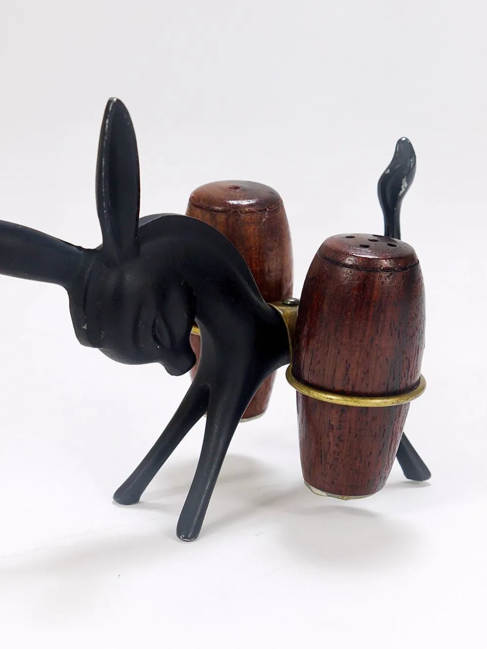 Ensemble Salière et Poivrière âne Walter Bosse, Herta Baller, Autriche, années 1950