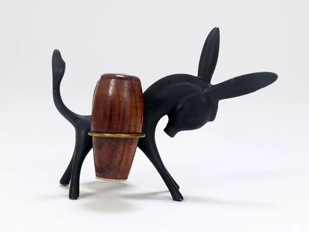 Ensemble Salière et Poivrière âne Walter Bosse, Herta Baller, Autriche, années 1950
