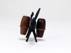 Ensemble Salière et Poivrière âne Walter Bosse, Herta Baller, Autriche, années 1950