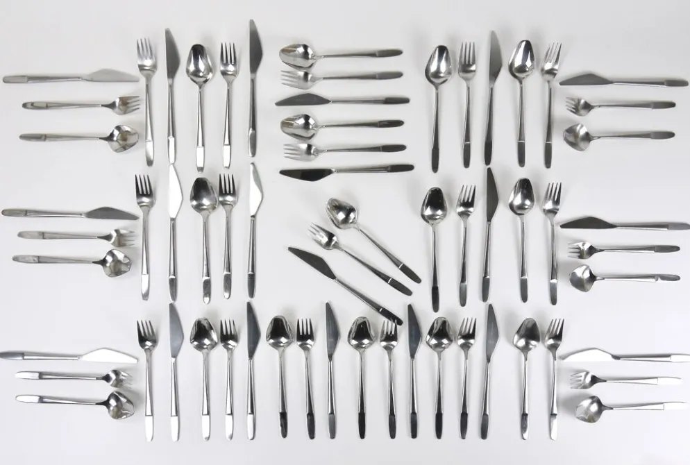 22 ensembles de couverts Helmut Alder Amboss Autriche 2070, années 1960